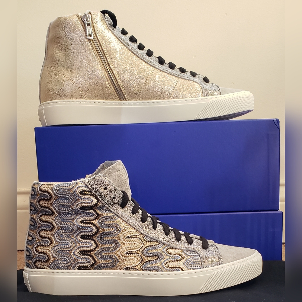 NIB P448 Size EUR 40 Panama HI-TOP Sneaker Women's US 9-10/Men's US 7-7.5 NEW ❤